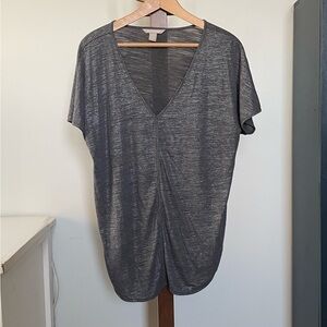 Silver Shimmer Top by Banana Republic